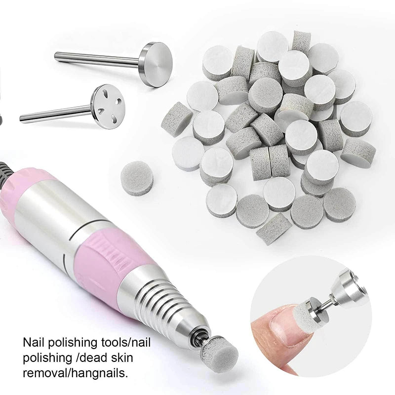 Self-adhesive Sponge Buffing Pads Replaceable Stainless Steel Disk Qme