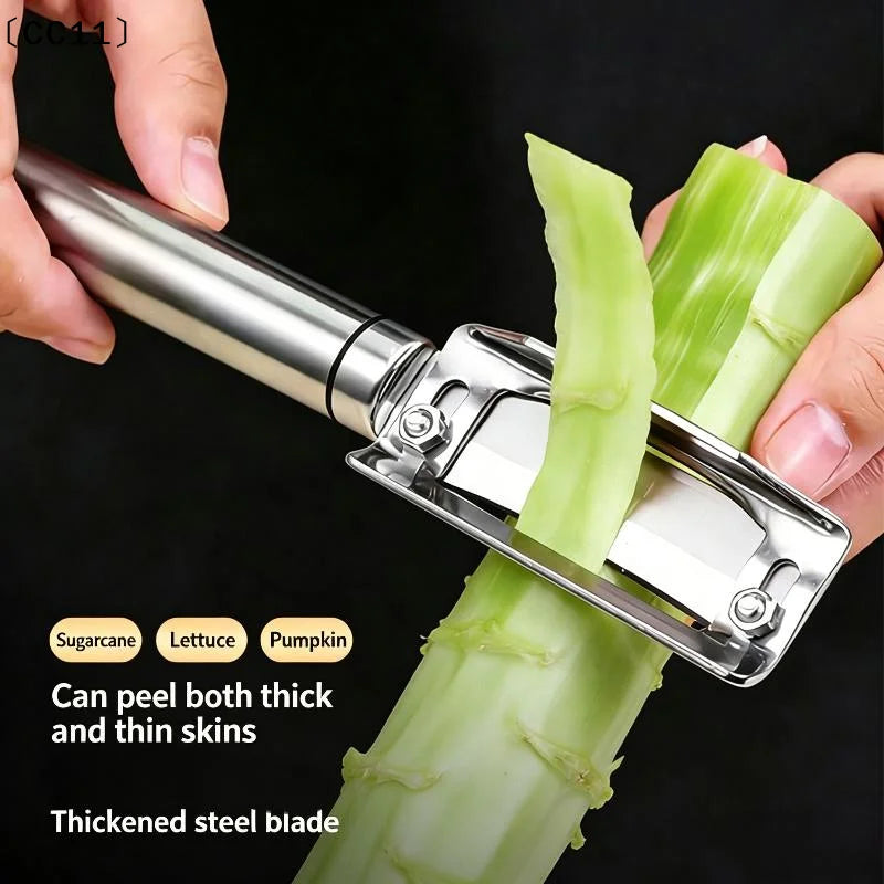 Multifunction Stainless Steel Vegetable Fruit Peeler Ergonomic Handle Qme Default Title