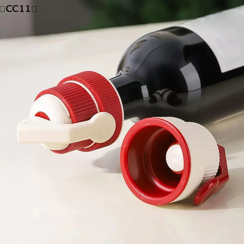 Wine Stopper Vacuum Red Spirits Reusable Universal Bottle Timer CC11 Qme