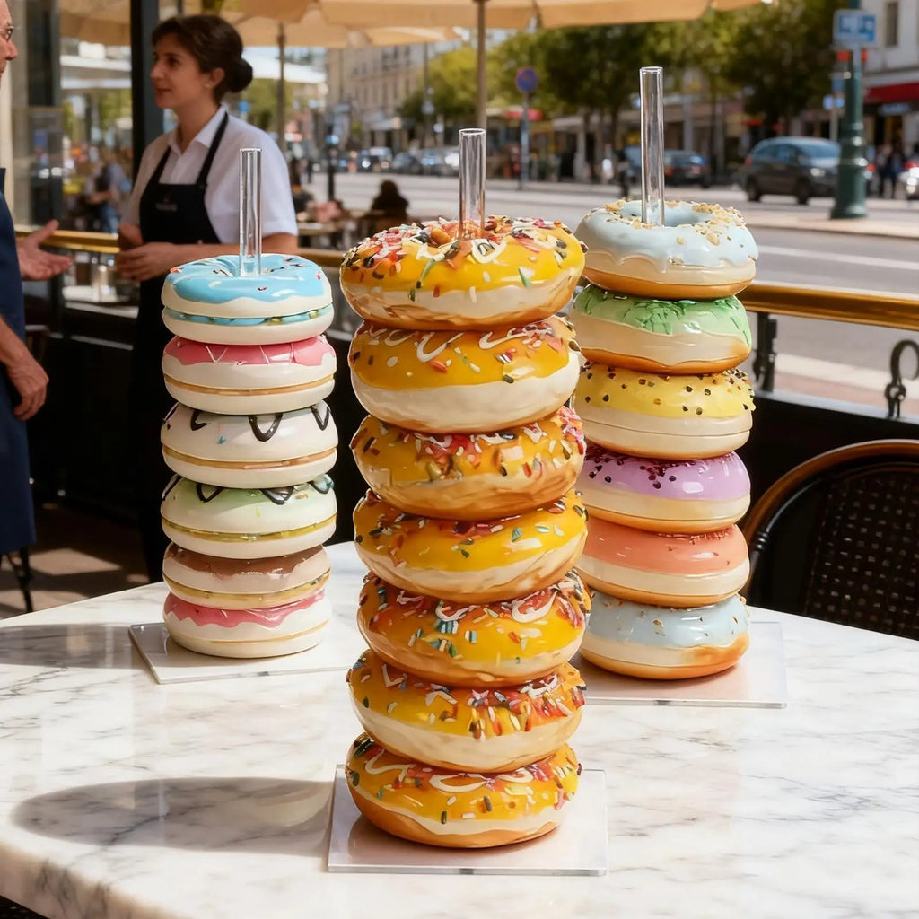 Donut Holder Display Non-slip Clear Tower Acrylic Party Stand Dessert Qme