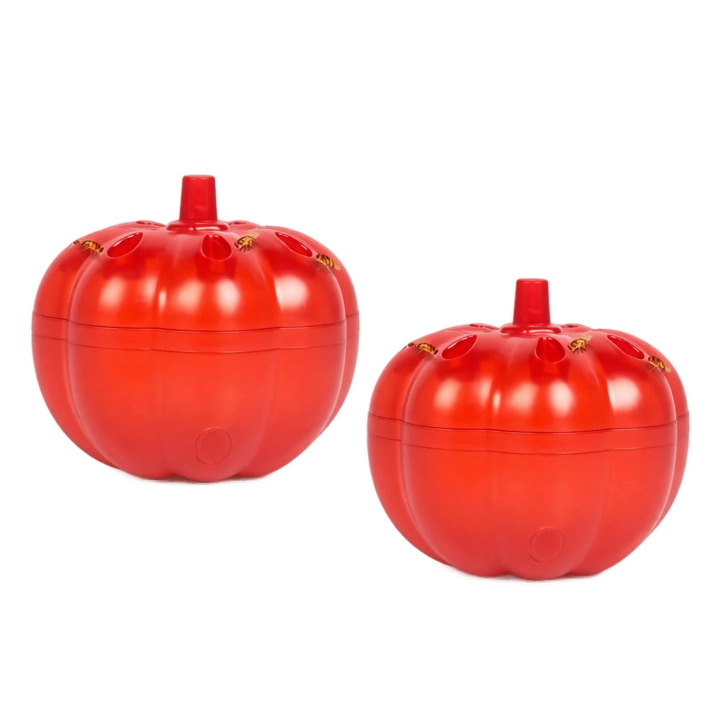 2PCS Pumpkin Shaped Effective Fly Trap Pest Insect Catcher Boxes Kitchen Reusable Multifunction Mosquitoes Pest Control Tools Qme