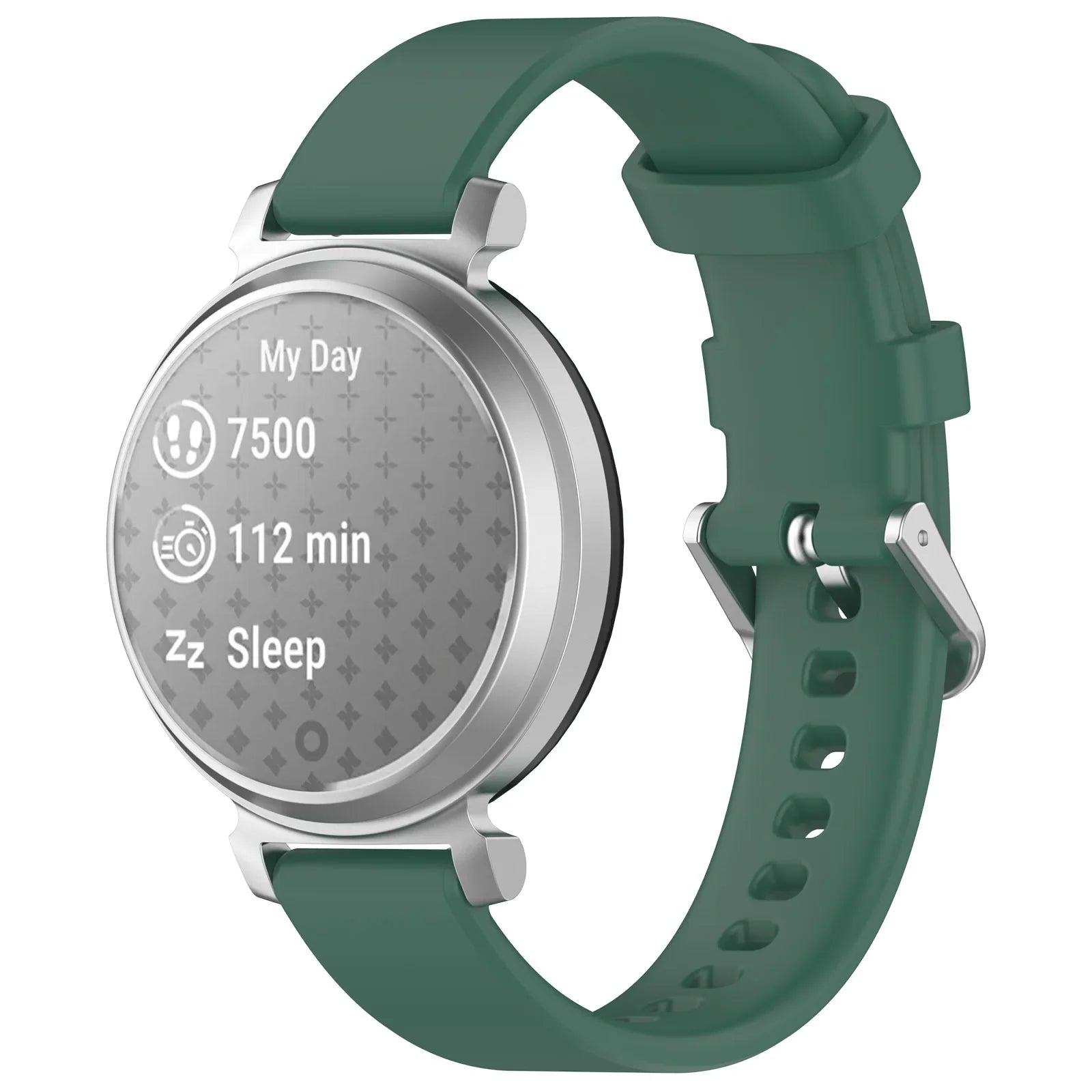 For Garmin Lily 2 Strap Official Silicone Soft 14mm Watchband Strap Bracelet For Garmin Lily2 Active silicone 14mm SAccessories Qme dark green For Garmin Lily 2