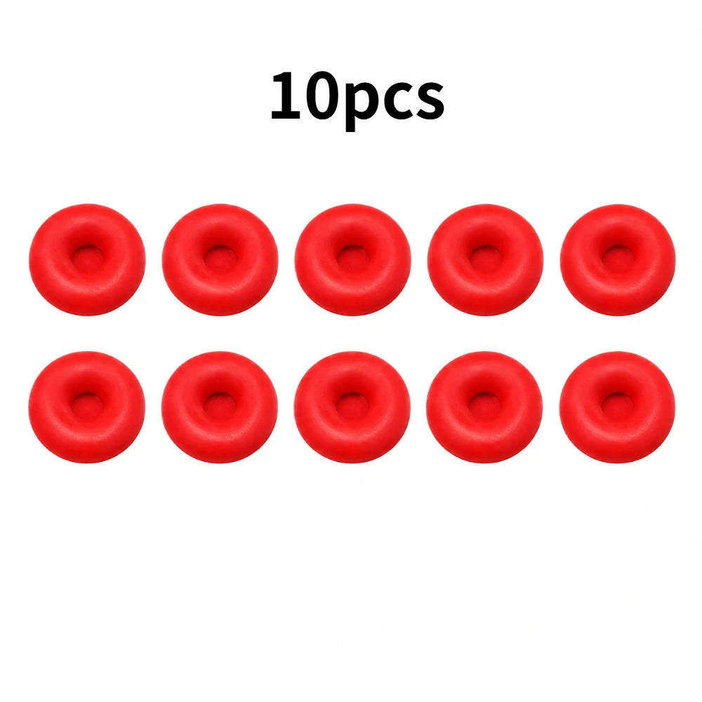 5/10/20/50Pcs Red Glass Glue Tip Protective Cover Dustproof Sealing Saving Cap for Caulking Gun Nozzle Use Qme red 10pcs