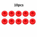 5/10/20/50Pcs Caulk Sealing Cap Dustproof Red Glass Glue Tip Cover Protector for Caulking Gun Daily Tool Qme red 10pcs
