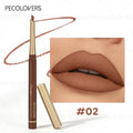 Brown Tube Lip Liner Lipstick Plump Charming Lips Outline Cosmetics Qme 02