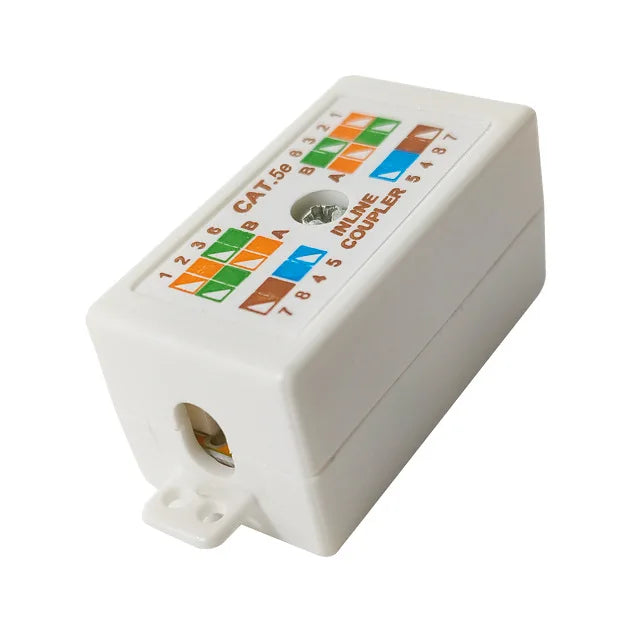 Inline Punchdown Krone Coupler Joiner Cat6 Cat5E Ethernet Network Qme Cat5e