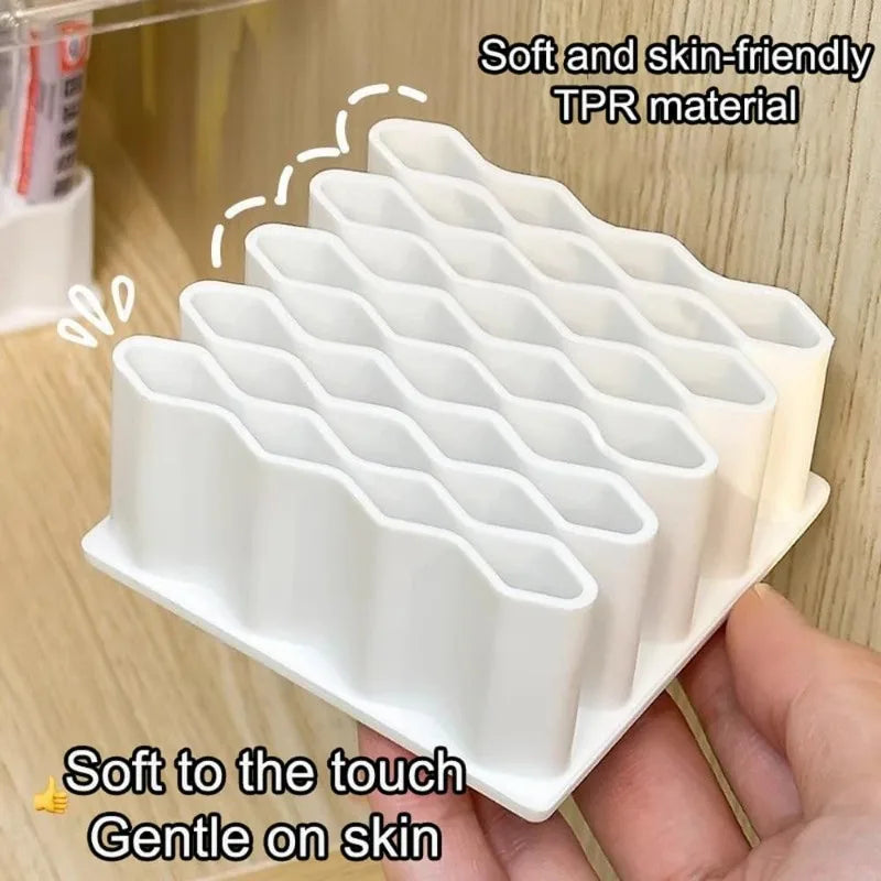 Ointment Holder Desktop Stand Silicone Material Cosmetics Storage Qme