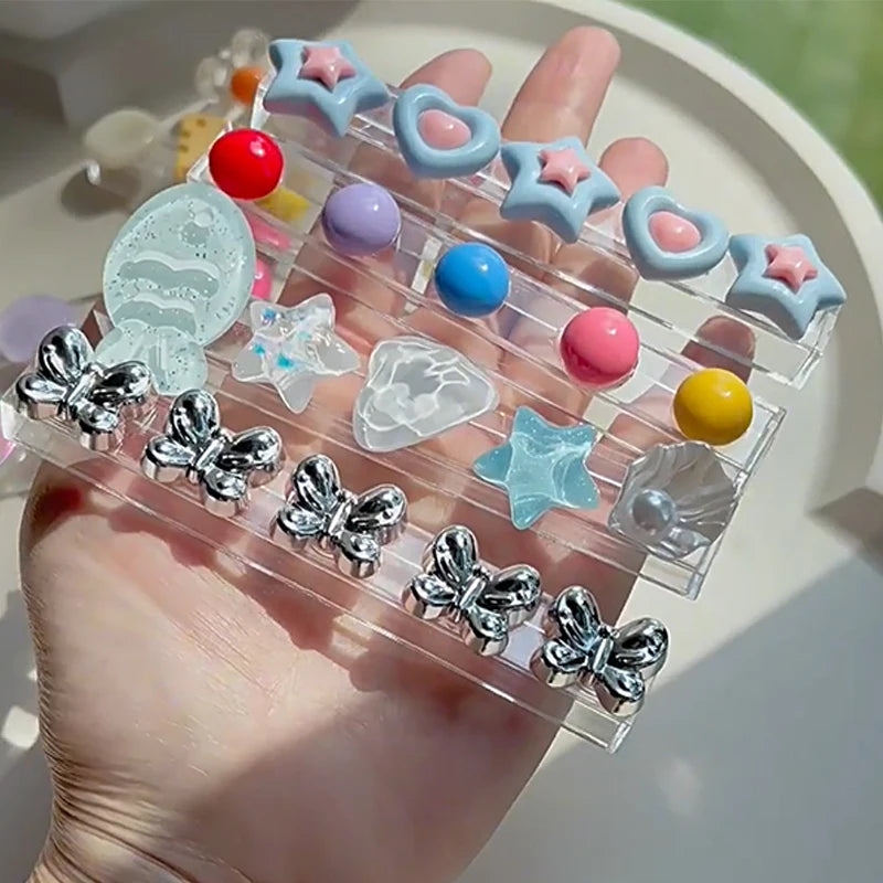 Cartoon Nail Brush Holder Stand Pen Rack Accessory Manicure Tool Qme