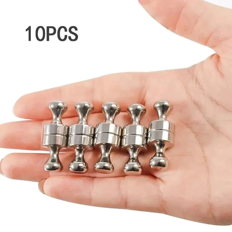 10PCS Magnetic Nail Office Calligraphy And Painting Refrigerator Strong Magnet Nail Teaching Whiteboard Magnetic Nails 12x16mm Qme 10pcs 12X16mm
