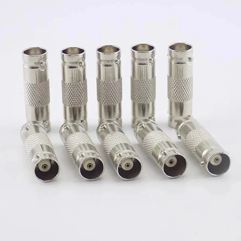 10PCS 75-3 75-5 Straight Connector/Q9 Video Adapter BNC Straight Coupler Video Cable Connector Qme
