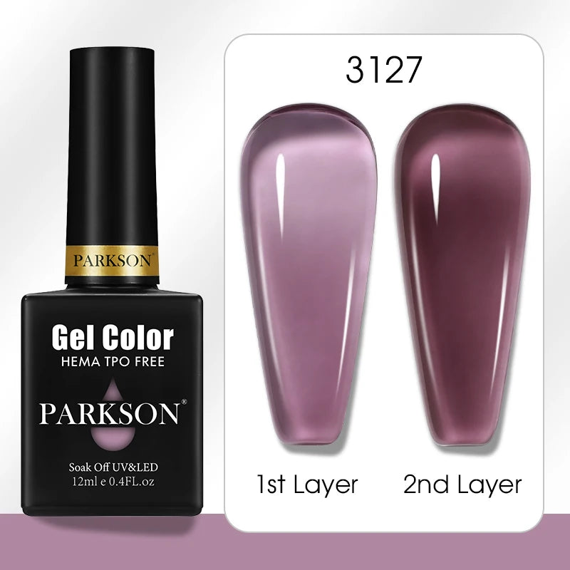 Parkson Colorful Nail Gel Polish Lacquer Soak Off UV LED Long Lasting