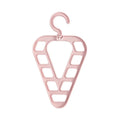 New 9-Hole Space-saving Magic Clothes Hanger Closet Organizer Multi-functional 360° Rotating Magic Hanger Drying Racks Qme Pink