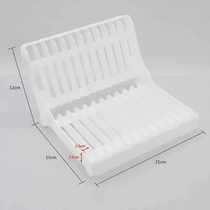 Foldable Kitchen Tray Storage Rack Dishes Sorting Cup Plate Drying Qme
