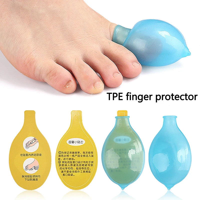 Elastic Toe Protectors Anti-friction Breathable Covers Blister Qme