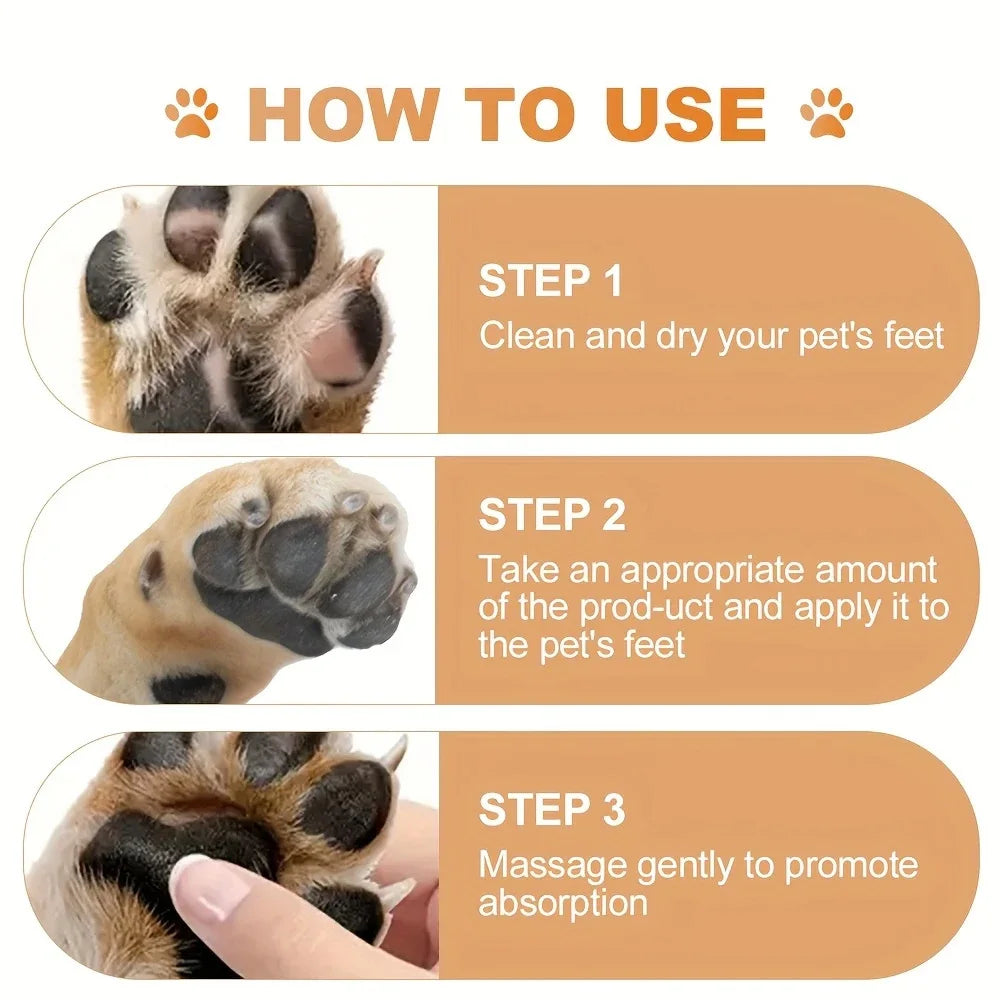 Dog Paw Balm - Lick Safe Snout Soother - Moisturizes, Soothes, and Nourishes Irritated Paw Pads and Nose - Prevents Cracks and Wounds - Dog Paw Balm Contains Wax, Oil, Butter, and Extracts Qme