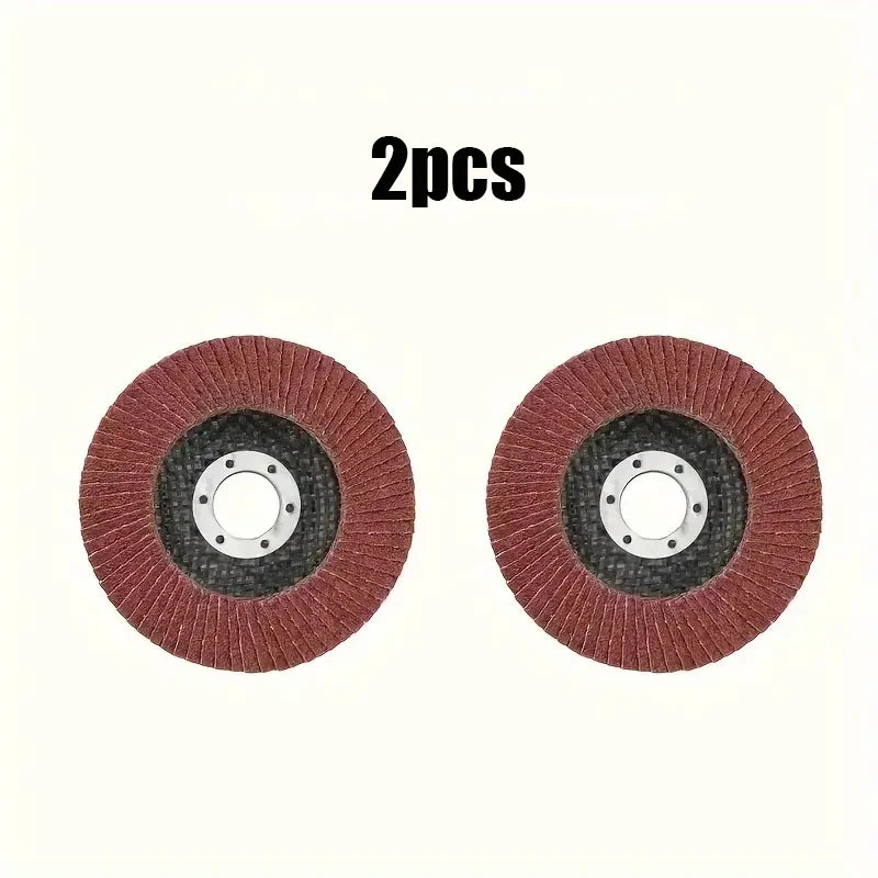 4.5 inch zirconia wing blade 40-120 grinding wheel blade, 7/8" hole grinding wheel disc, grinding wing blade wheel for wood and Qme 2PCS 120