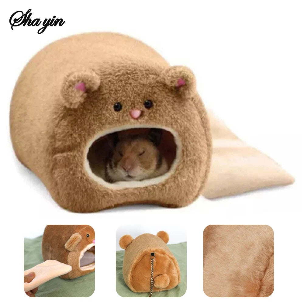 Hamster Supplies, Cotton Nest, Golden Bear, Squirrel, Rabbit, Winter Warmth, Small Pet Nest Qme