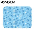 Single Use Cool Soft Ice Cushion Pet Mat Summer Cooling Pad Qme 45x45cm Blue