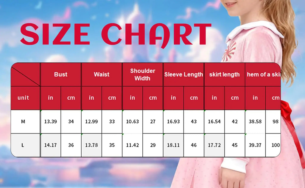 Girls Cindy Lou Who Costume Girls Loog Sleeve Princess Dress with Lollipop Pattern Christmas Dress Up Skirt Outfit Qme