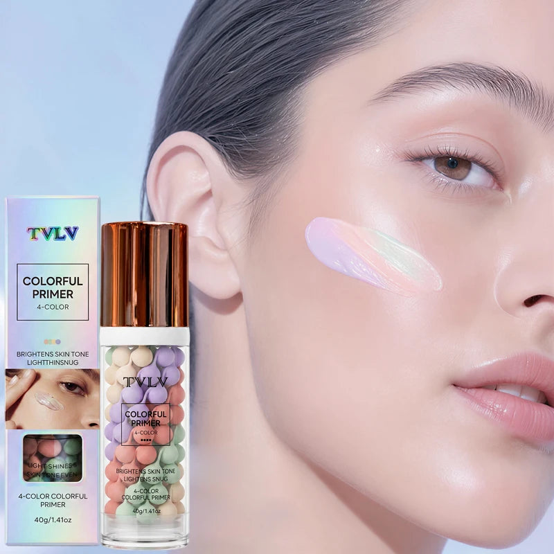Four Makeup Primer Waterproof Sweat Proof Moisturizing Comfortable Qme 1PCS
