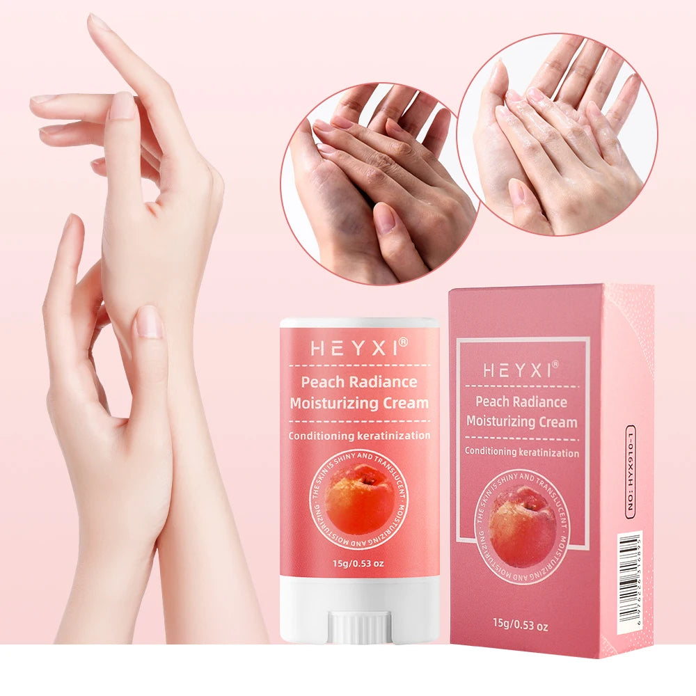 Peach Moisturizer Lightweight Hydrating Soft Smooth Ideal Women Qme
