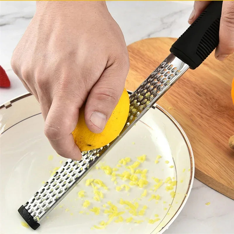 Stainless Steel Cheese Grater Slicer Lemon Zester Chocolate Chopper Qme