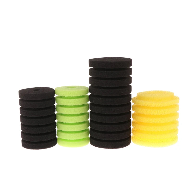 Fine Foam Aquarium Filter Sponge Fish Tank Air Pump Skimmer Qme