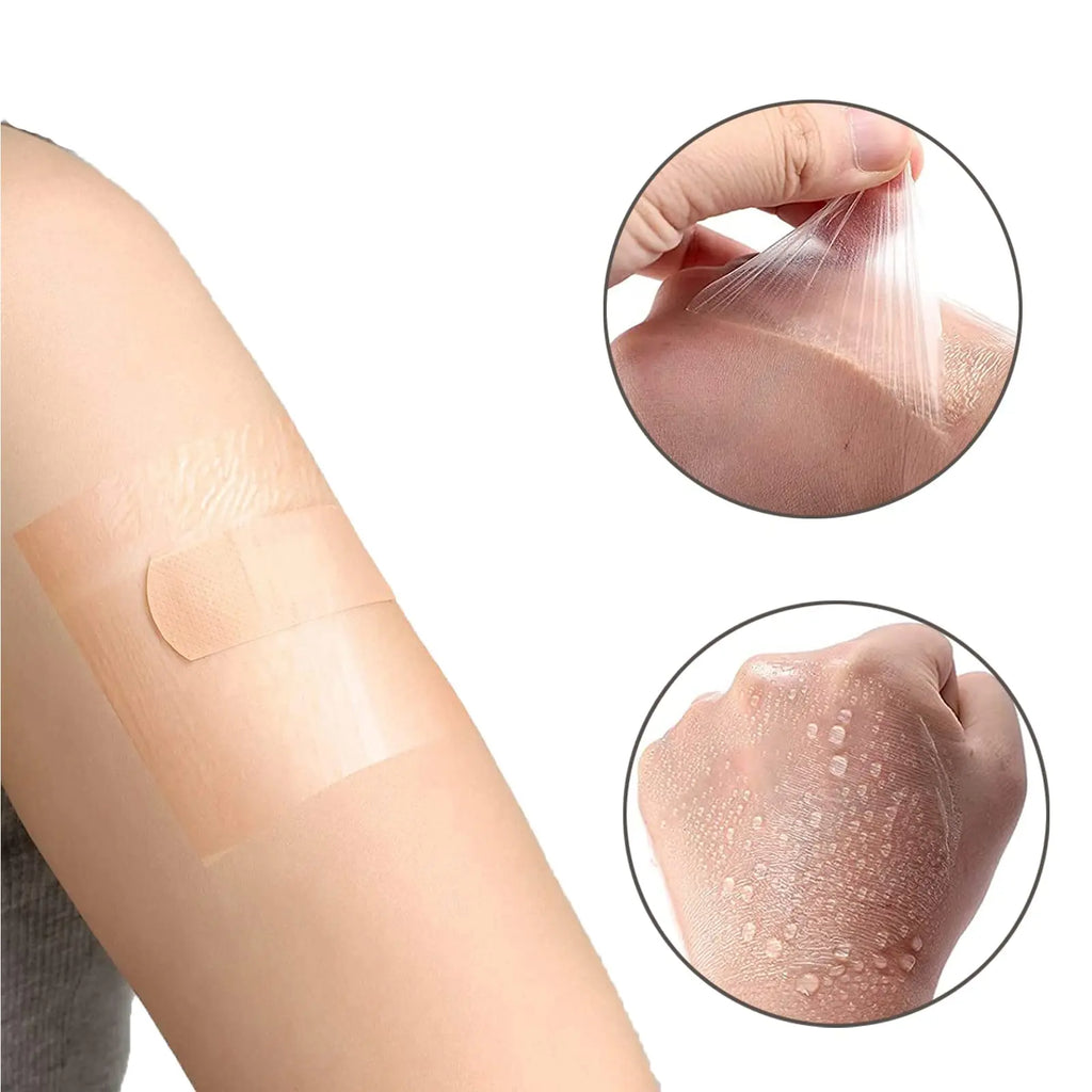 Waterproof Stretch Adhesive Bandage Protective Clear Transparent Qme