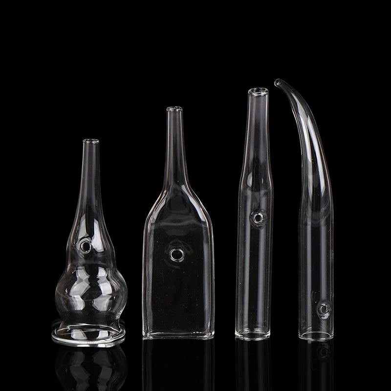 4-Style Blackhead Removal Glass Pipes Facial Pore Cleansing Vacuum Qme