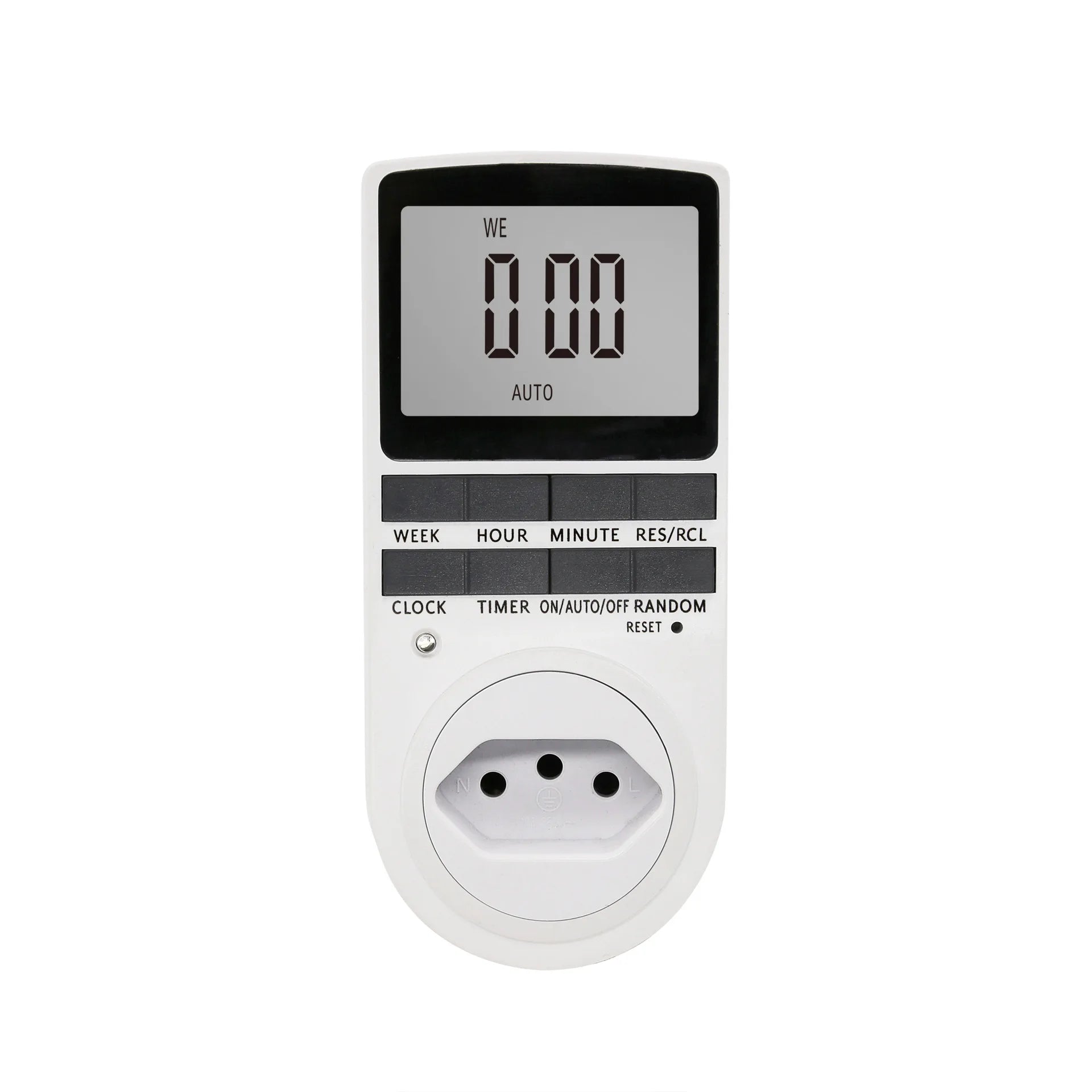 Digital Timer Switch Electronic 12 24 Hour Programmable Timing Socket Qme BR