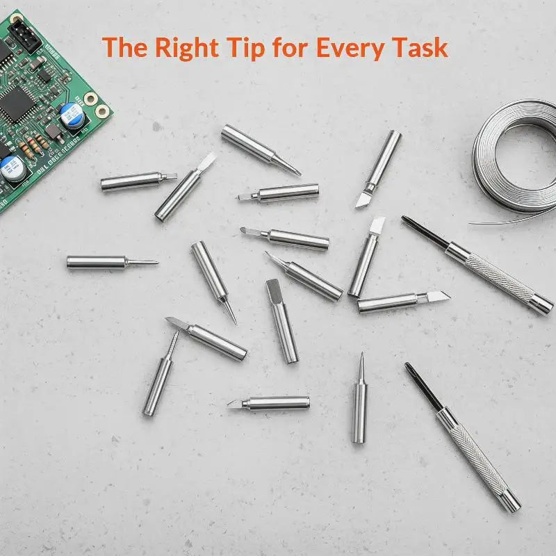 900M-T Soldering Iron Tips Pure Copper Electric Replacement Head DIY Qme