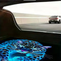 Blue Cheetah Print Car Trunk Mat Suitable All-weather Cargo Lining Qme Default Title