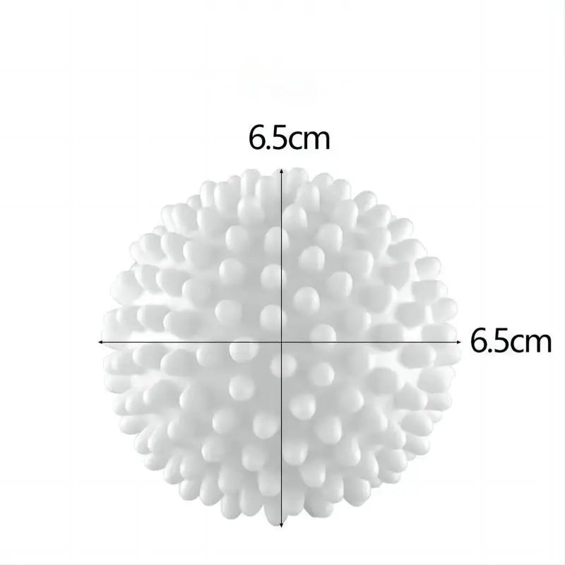 4/6pcs TPR Anti Winding Laundry Ball Circular Pure White Magic Cleaning Drum Washing Machine For Dirt Removal And Knotting Qme