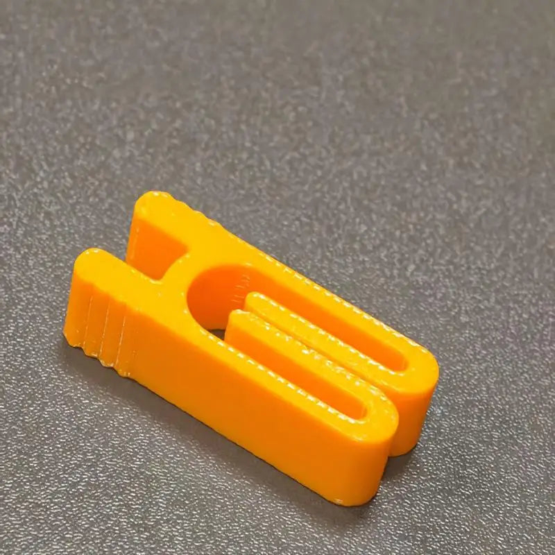 Reusable Snack Bag Clips Colorful Portable Multifunctional Food Qme Orange