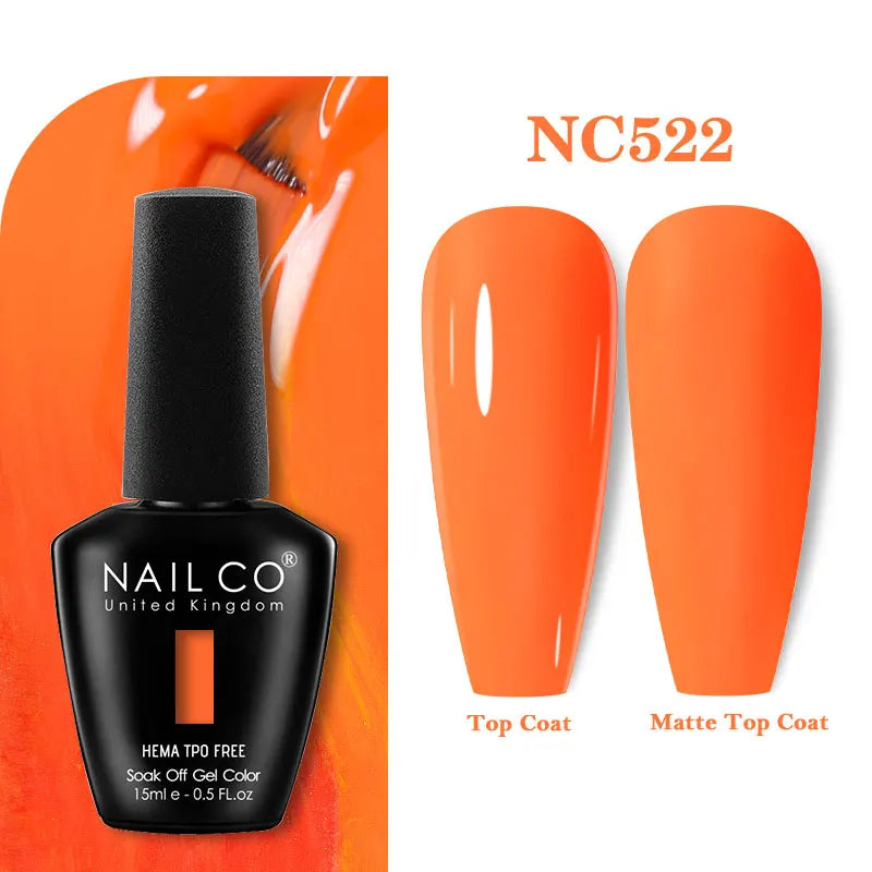 NAILCO Green Series Dark Gel Nail Polish Lasting Hybrid Base Matte