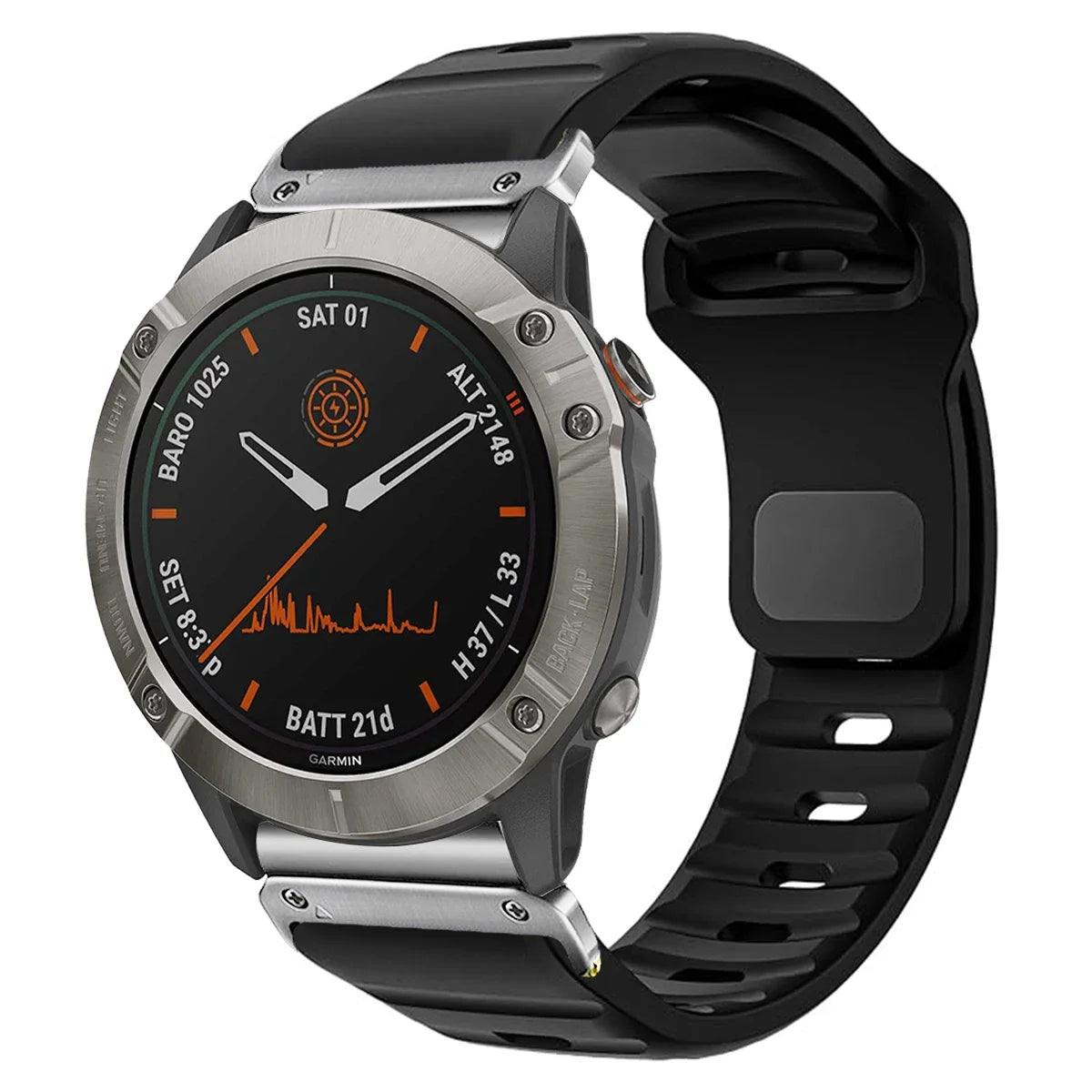 22mm 26mm QuickFit Silicone strap For Garmin Fenix 8 E 7 7X 6X Pro 5XPlus Epix Pro Gen 2 47mm 51mm/Enduro 3 No Gaps Watchband Qme BS 26mm