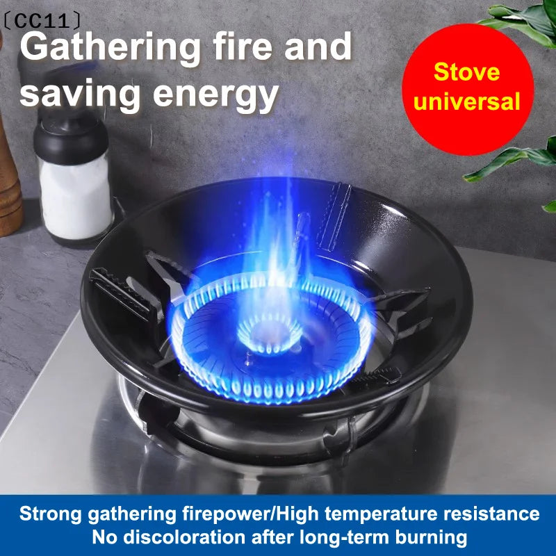 8-slot Eco Friendly Windproof Energy Saving Gas Stove Cover Gather Qme