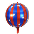 Striped Star Aluminum Film Balloon KTV Mall School Wedding Decor Qme C 22inch