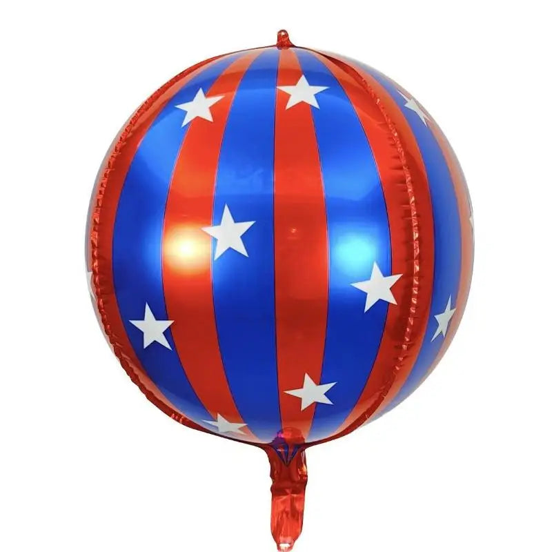 Striped Star Aluminum Film Balloon KTV Mall School Wedding Decor Qme C 22inch