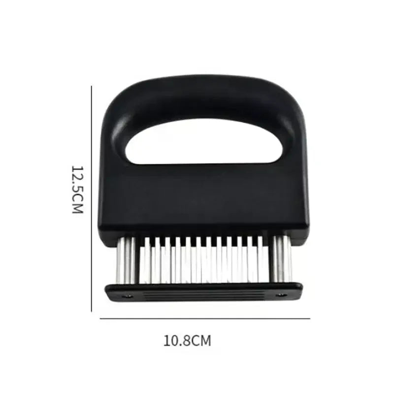 Stainless Steel Meat Tenderizer 48 Needles Beef Steak Breaker Hammer Kitchen Cooking Tool BBQ Grilling Marinade Accessories Qme
