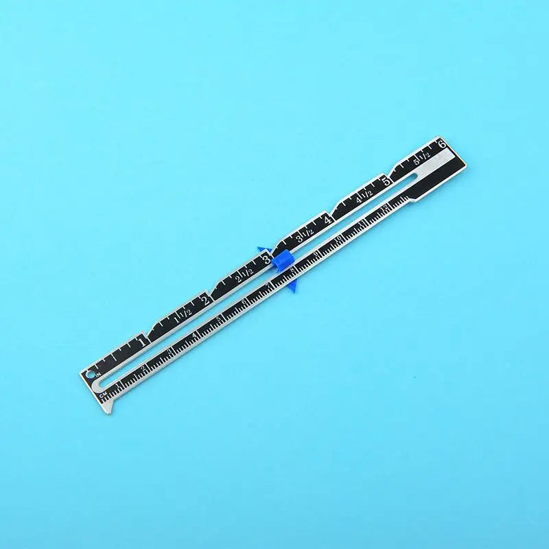 Metal Sliding Guage Sewing Measuring Tool Quilting Accessories Notions Qme A