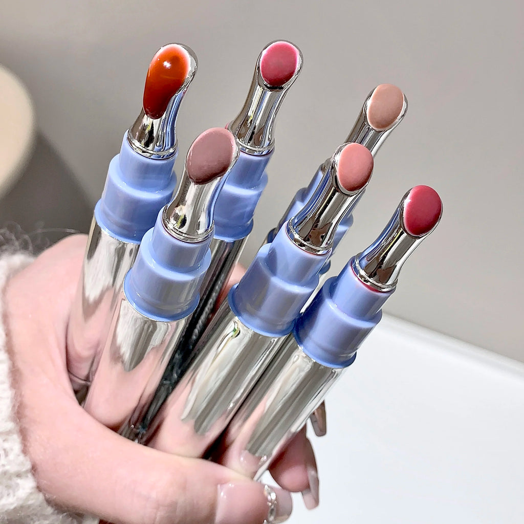 SHAQINUO Lip Gloss Moisturizing Mirror Long-lasting Lipstick Qme