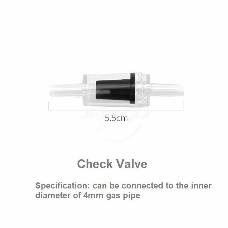 5 10 30pcs Check Valve Aquarium Fish Tank Oxygen Air Pump Black Mini Gas Water Flow Accessories Home Supplies Pipe Bubble CO2 Qme