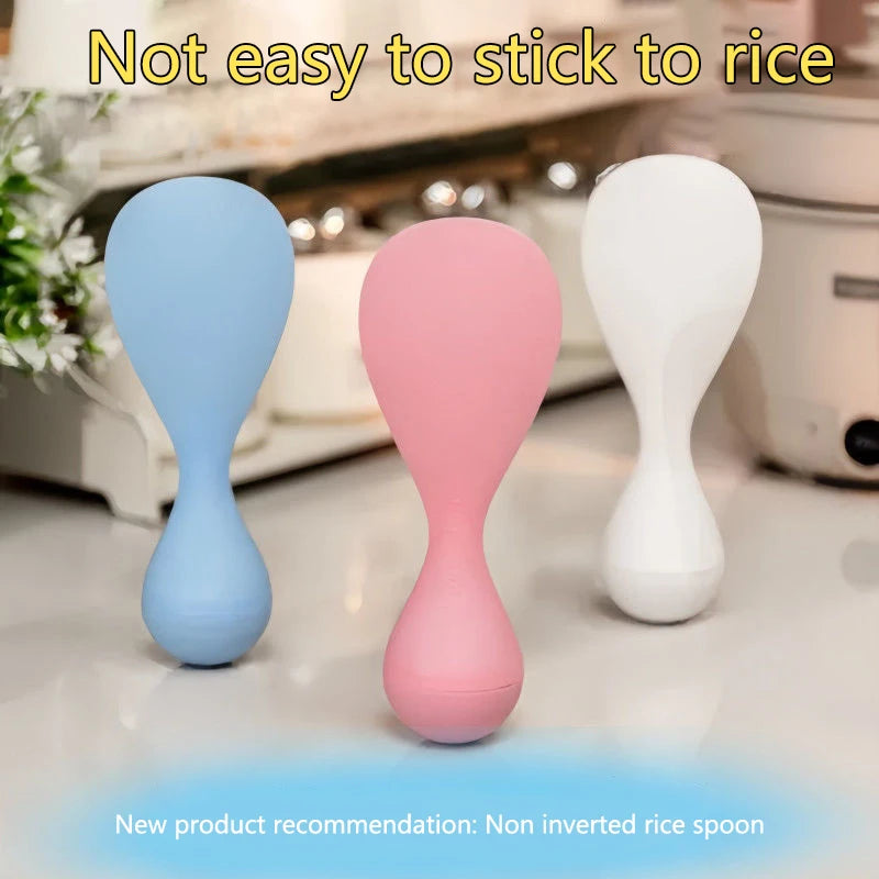 Non Stick Standing Plastic Rice Spoon Home Kitchen Paddles-perfect Qme