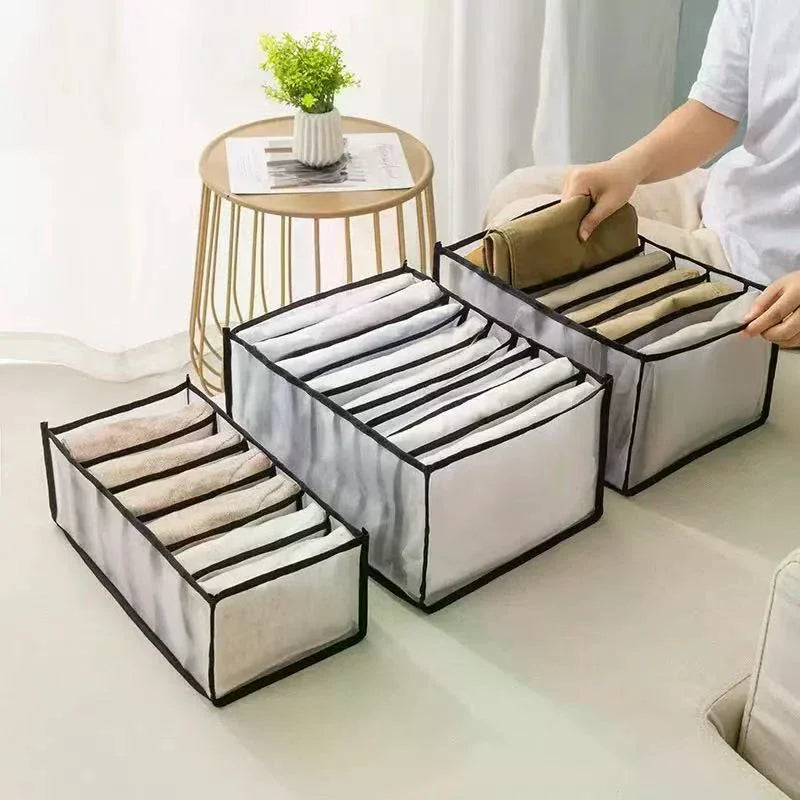 11 7 6 Girds Lingerie Drawer Storage Box Home Mesh Sock Organizer Qme
