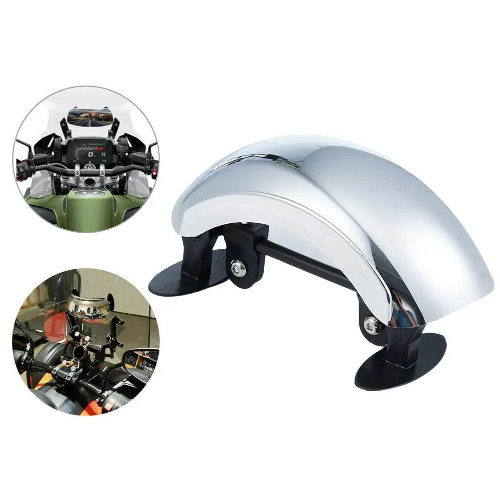 Motorcycle Rearview Mirror 180 Degree Wide Angle Mirrors Ultra Qme