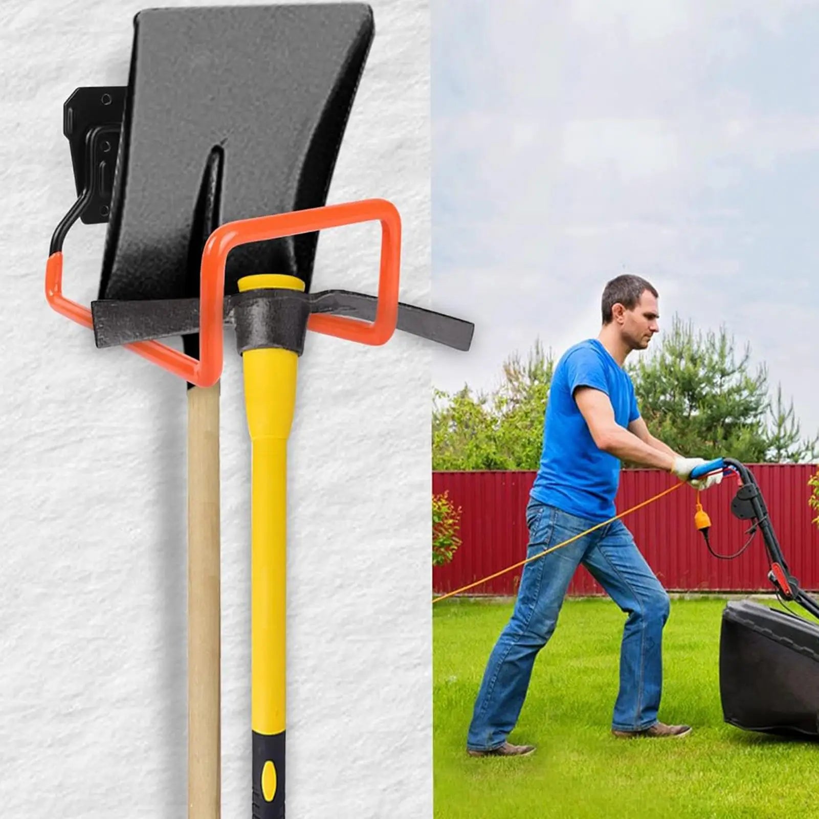 Garage Storage Hooks Heavy Duty Wall Tools Hanger Ladder Backyard Qme