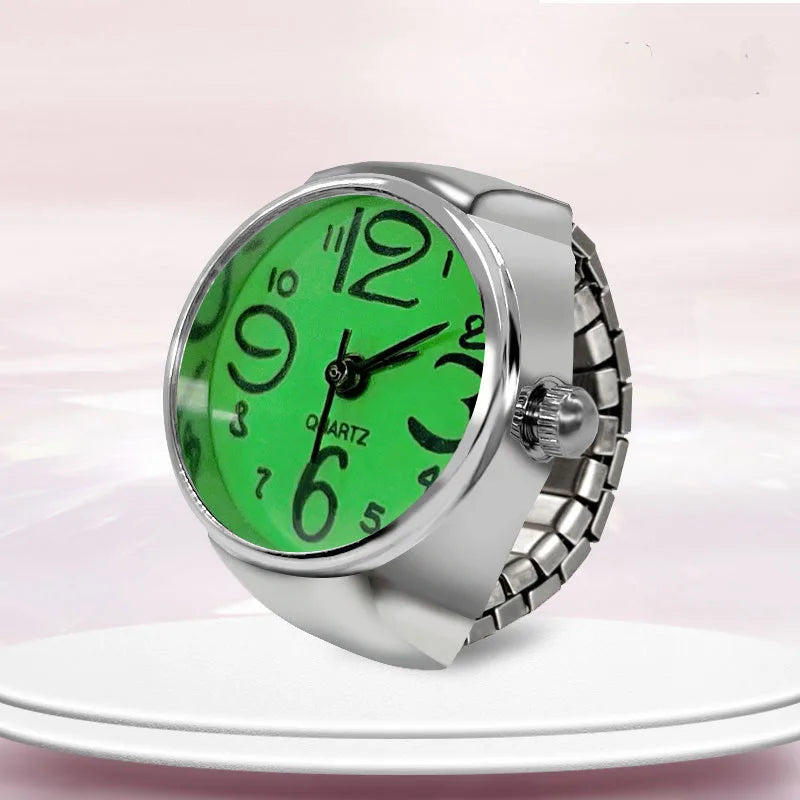 Personalized men's and women's finger watches hot selling couple ring watches Korean version fashion Qme 4