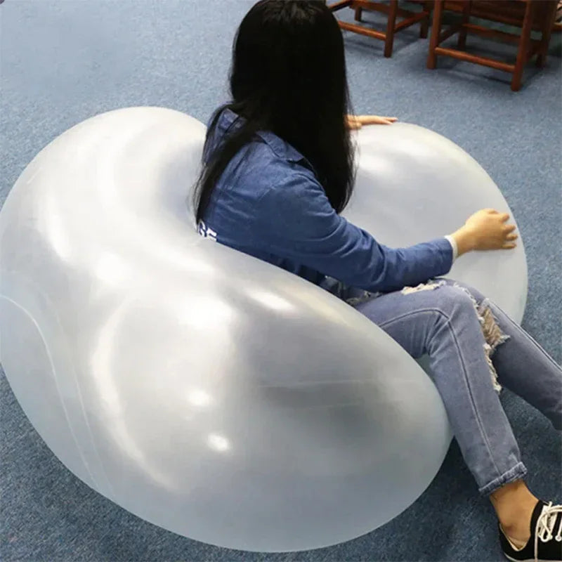 Children Outdoor Toys Bubble Ball Inflatable Rubber Ball Games Balloon Toys Baby Shower Fun Party Water Filled Bubble Ball Toy Qme