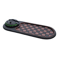 Auto Non-slip Car Mats Dashboard Cell Phone Holder Silicone Dashboard Car Pad Mat for Phones Keys Gadgets Qme Brown Black